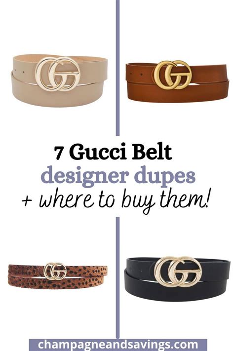 The Best Place to Buy Gucci Belt Dupes & GG Belt Dupes